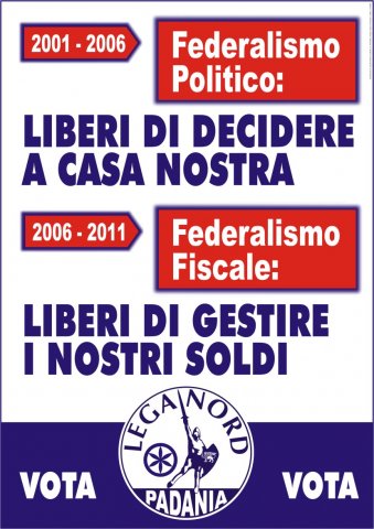 I Manifesti Lega Nord - 2006